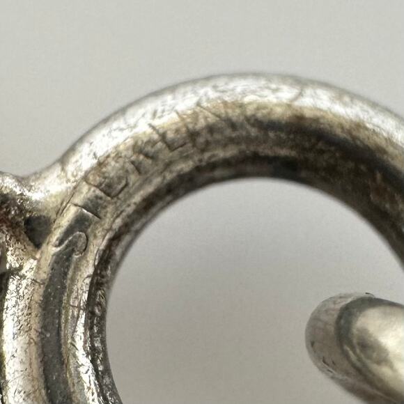 Vintage 925 sterling silver genuine garnets clear quartz tennis bracelet 18.07g - Picture 8 of 10